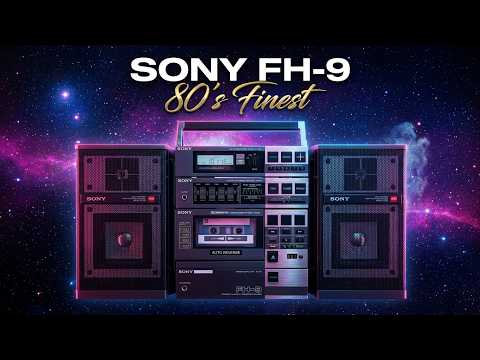 SONY FH-9 🌈 1983 Vintage Hi-Fi Cassette Boombox • MINT & RARE image 6