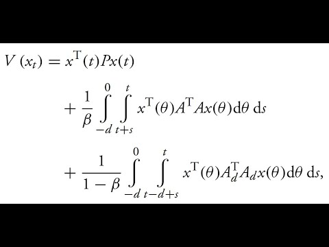 time delay LTI systems LMI condition for stability PROOF