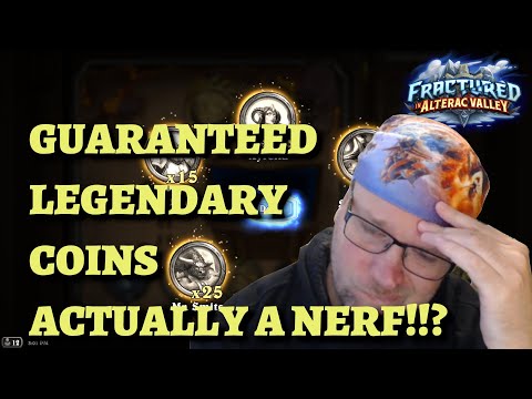 Guaranteed Legendary Coins from Heroic bounties is a NERF?! (Hearthstone Mercenaries)