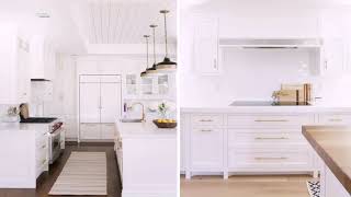White Kitchen Cabinets With Gold Handles