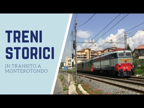 Treni storici con E.656, Gr. 625 e D.345 in transito a Monterotondo