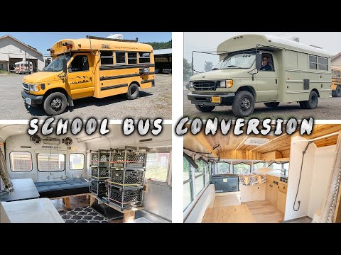 School Bus Conversion Time Lapse From Start To Finish