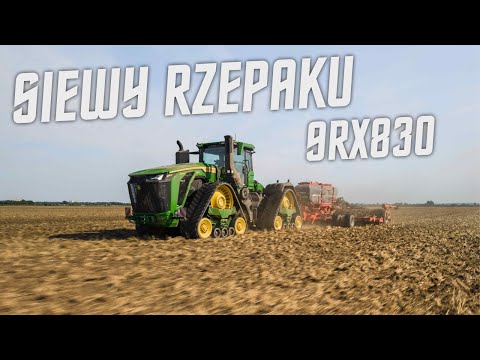 GR Lewandowscy - Rapeseed Sowing [John Deere 9RX830 in action]