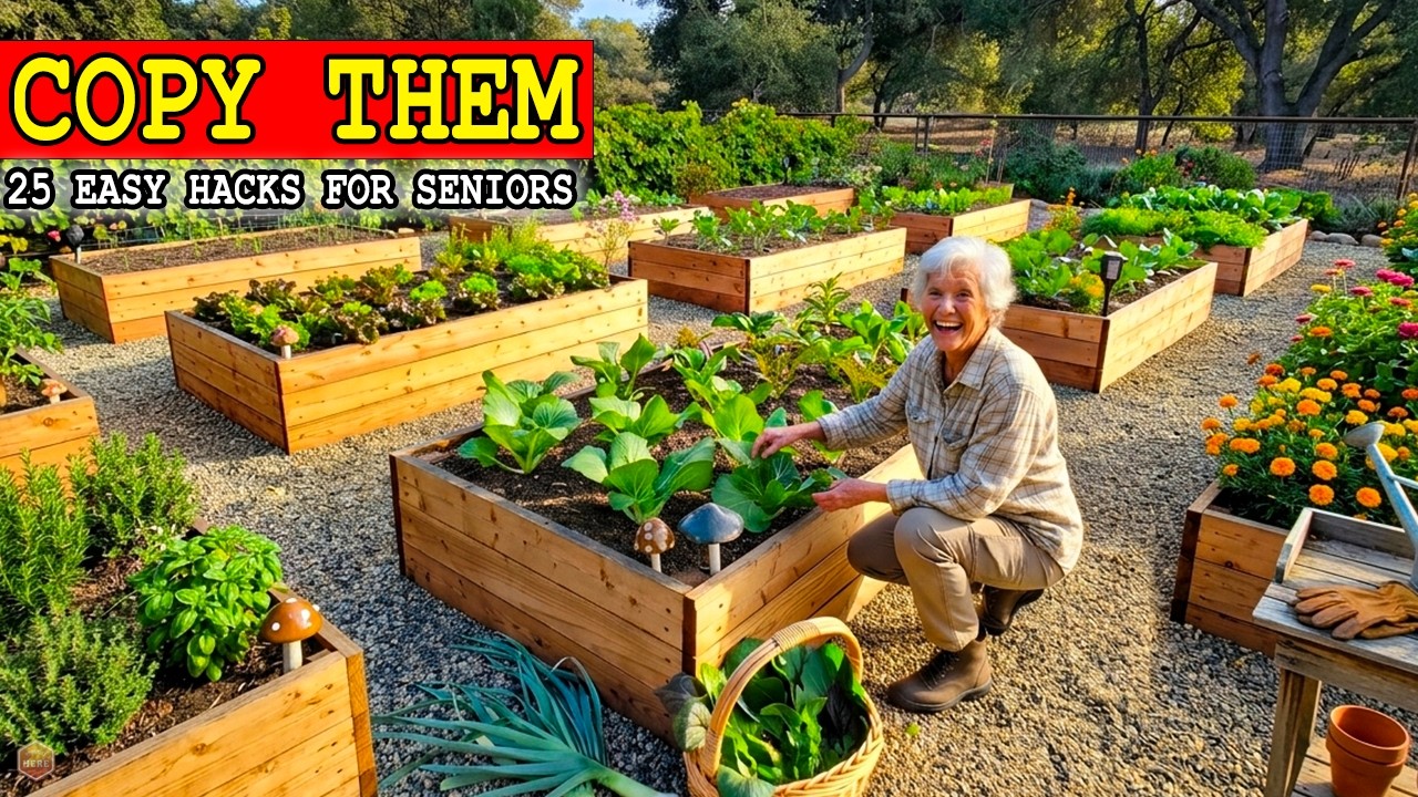 25 Gardening Hacks for Seniors: Raised Bed Tips to Grow More with Way Less Effort