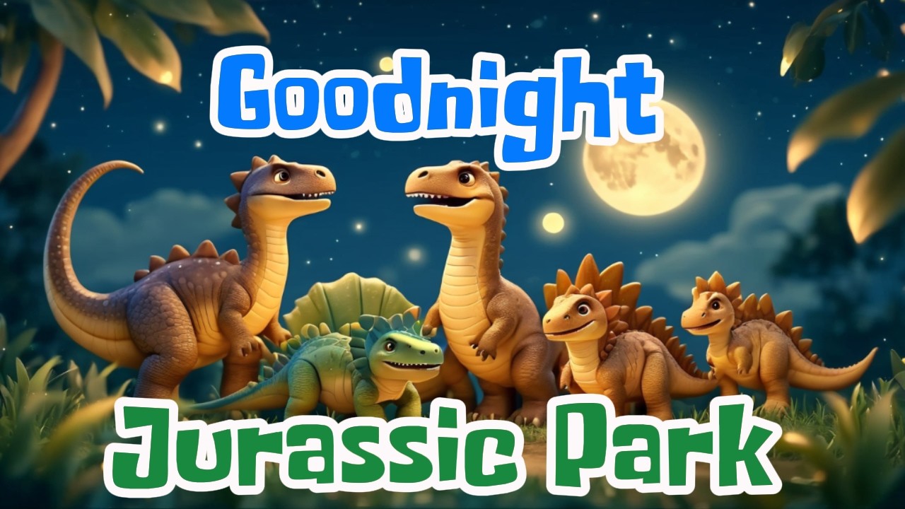 STORYLAND Bedtime Story for Babies & Toddlers - Goodnight Dino Jurassic Park🦕🌙 睡前故事 幼児の物語 취침 시간 이야기