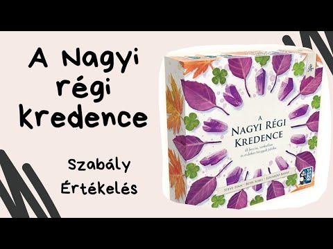 Unalmas cím, de milyen a játék? A Nagyi régi kredence társasjáték játékbemutató és szabályismertető - Társasozz Okosan!