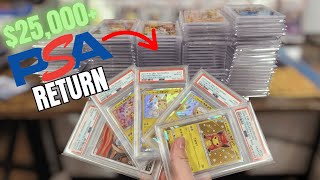 HUGE 80+ CARD $25,000+ PSA RETURN (DID PSA COOKED ME?)