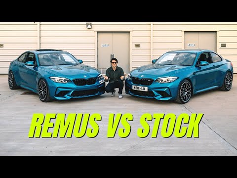 REMUS EXHAUST VS STOCK - BMW M2 COMPETITION (Remus Race Axle Back)