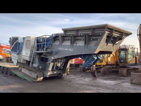 2018 Kleemann Mobicat MC 110Z Evo Mobile Crushing Plant, In auction Saturday 19th March 2022