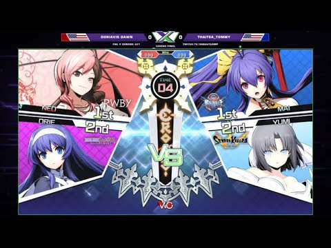 F@X 331 BBTAG - Doriavis Dawn Vs. ThaiTea_Tommy - BlazBlue: Cross Tag Battle Losers Finals