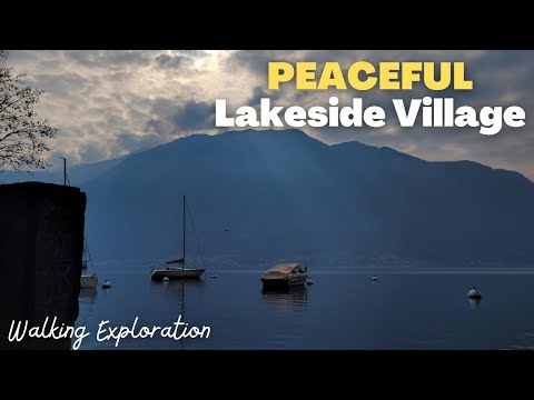 Relaxing Village by the Lakeside | Morning Trip to Sala Comacina, Italy
