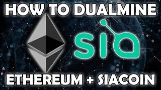 How to Dual-Mine Ethereum &amp; Siacoin with Awesome Miner &amp; Mining Pool Hub - Ep08