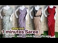 1 minute saree  Ruffle Sari  Readymade Sarees For Girls  Jimmy choo Saree   Crop Top New Design
