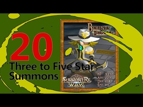 Summoners War Summons with 3 LD scrolls