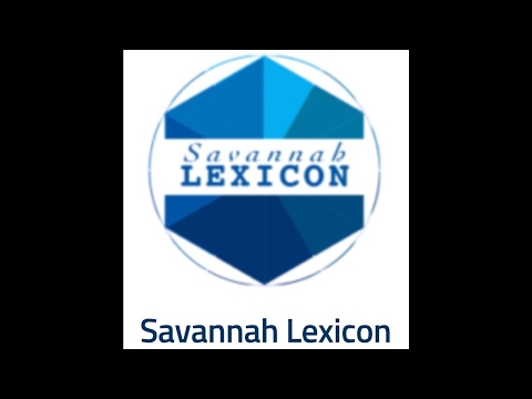 Savannah Lexicon - Odd Lot - 5-18-17