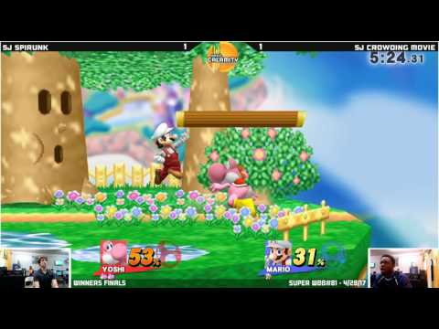 WBB #81 | SJ Spirunk (Yoshi) vs SJ Crowding Movie (Mario) - Winners Finals - Smash 4 Singles