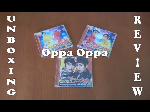Unboxing Review - Oppa Oppa ALL versions (CD, CD+DVD, ELF) Super Junior Donghae & Eunhyuk