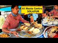 Solapur Famous A1 Nasta Centre - Rassa Vada, Puri Sabjee, Dal Chawal, Mirchi Pakoda & Irani Chai