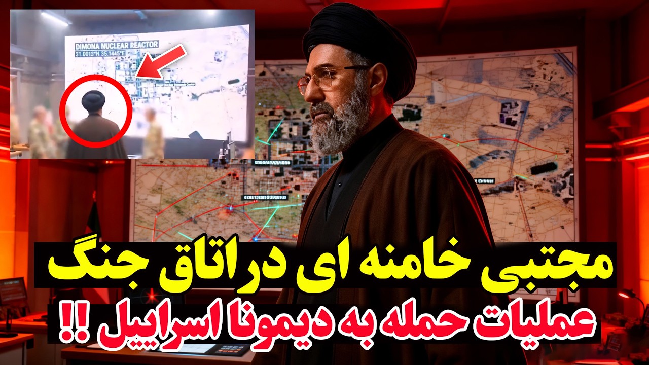 فوری -  اولین ویدیو از مجتبی خامنه‌ای در اتاق جنگ – عملیات حمله به شهر هسته‌ا