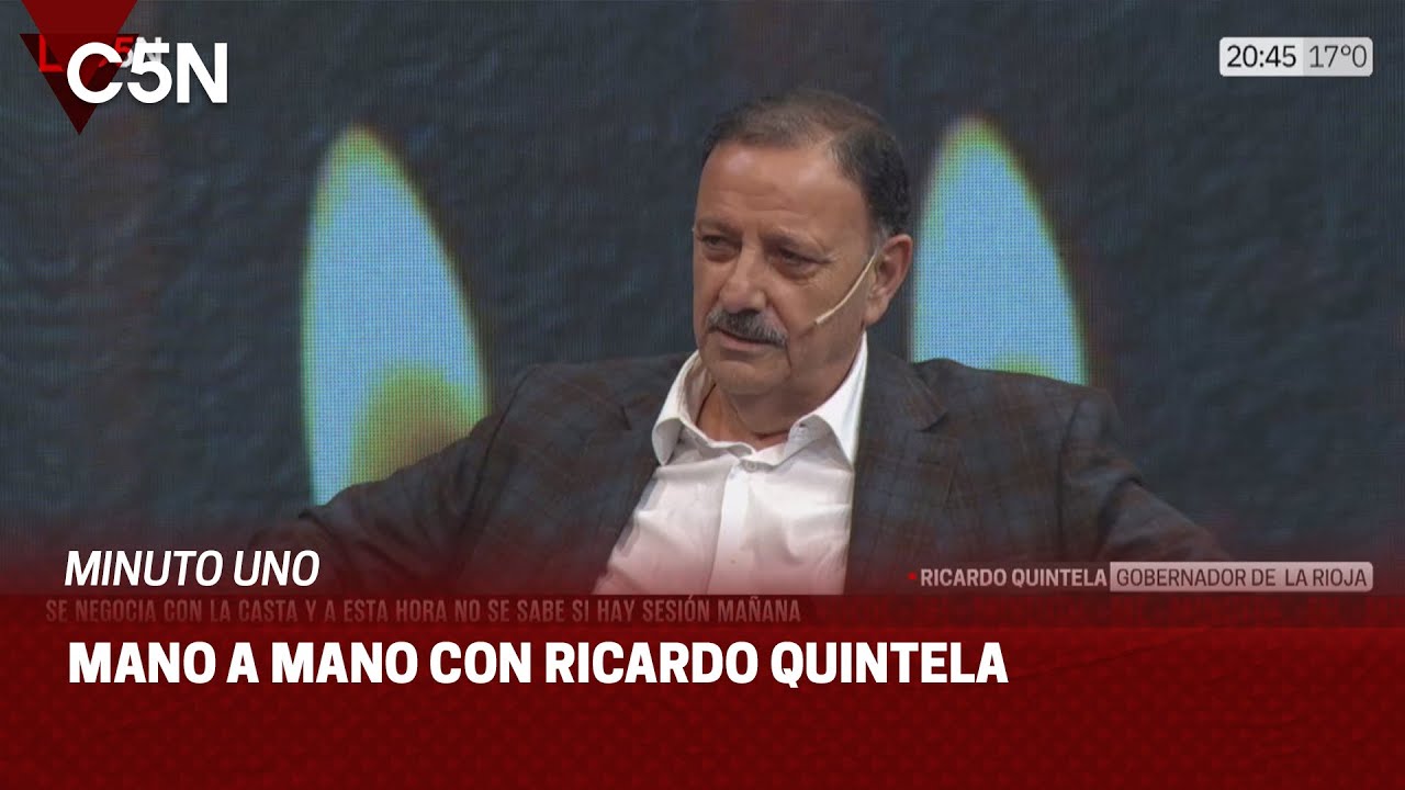 RICARDO QUINTELA: ¨En LA RIOJA NO NECESITAMOS el RIGI¨