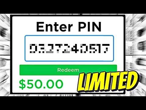 Unused Free Roblox Cards Pin Number