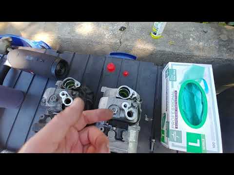 2010 Mercedes E350 A/C compressor replaced