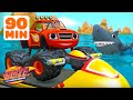 Blaze S Shark Rescue And MORE Water Missions W AJ 90 Minutes Blaze And The Monster Machines