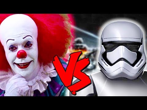 Pennywise Vs Stormtrooper Army - Epic Battle - Mortal Kombat Star Wars Mod