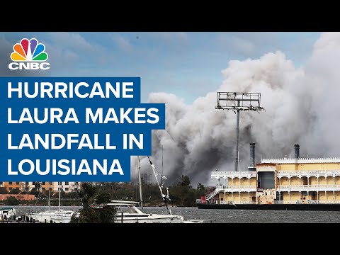 Hurricane Laura makes landfall in Louisiana as a Category 4