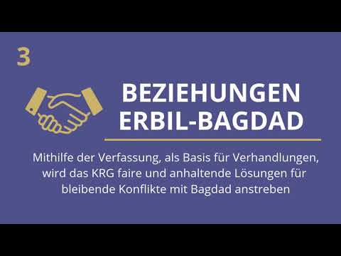 Die 3 Prioritäten der Regionalregierung Kurdistan