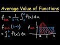Average Value of a Function on an Interval