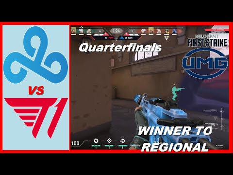 T1 vs C9 Blue - All Highlights - Quarterfinals - Valorant First Strike UMG Closed Qualifier