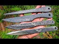 4 NEW Throwing Knives