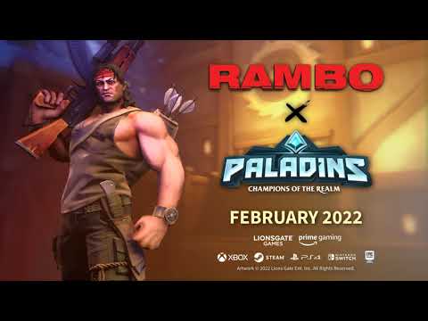 Paladins x Rambo - Official Announcement Trailer (2022)