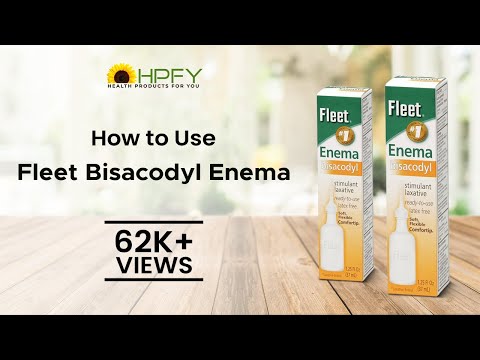 How to Use Fleet Bisacodyl Enema?