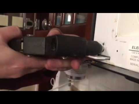 Fix for sagging broken frigidaire microwave door