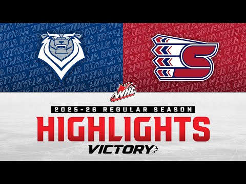 Victoria Royals at Spokane Chiefs 11/22 | WHL Highlights 2025-26