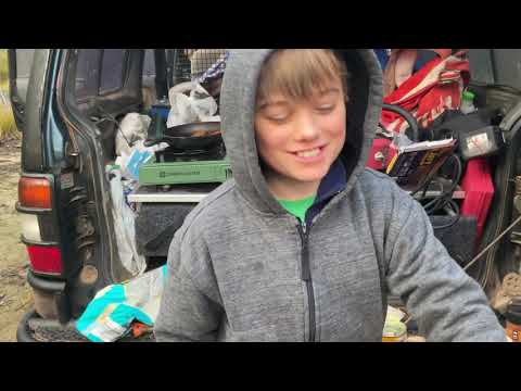 Digging for gold with coop South of Rushworth Victoria