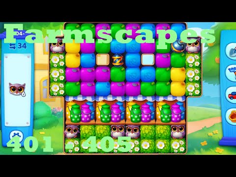 Farmscapes Level 401 - 405 HD Gameplay Walkthrough |  3 - match game | android | ios | pc | app