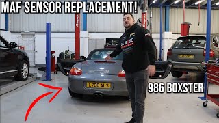 PORSCHE 986 BOXSTER S MAF SENSOR REPLACEMENT!