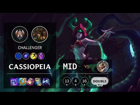 Cassiopeia Mid vs Corki - EUW Challenger Patch 11.24