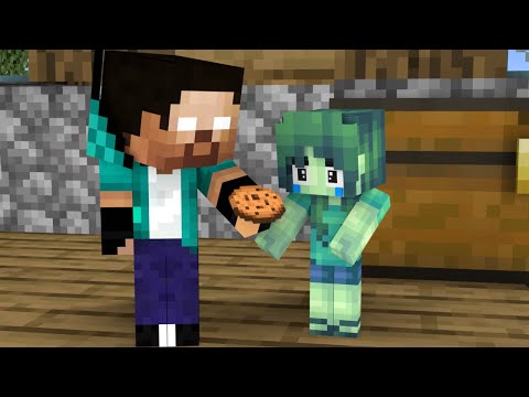 Baby Zombie Girl, Don't Cry Part 2 - Sad Story - Minecraft Animation