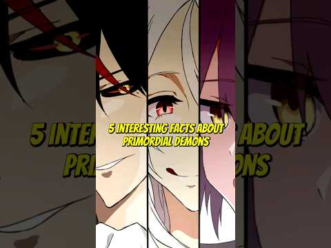 5 Interesting facts about Primordial Demons  #thattimeireincarnatedasaslime #tensura #rimuru #slime