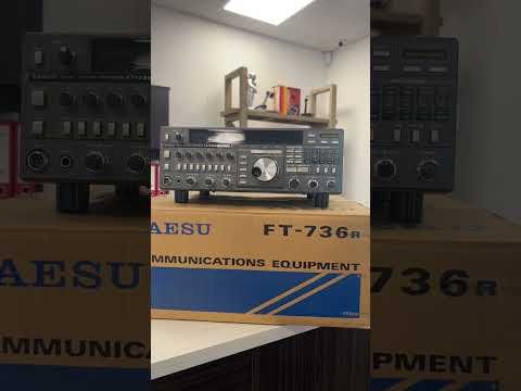 UNBOXING VIDEO - Second Hand Yaesu FT-736R Quad Band Transceiver 50, 144, 430, and 1.2GHZ