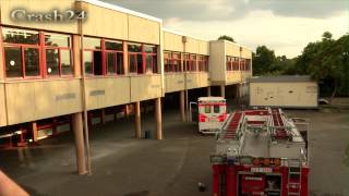 preview picture of video 'Ludwigshafen -Edigheim  Motorsegler stürzt in Schulzentrum am 28.05.12'