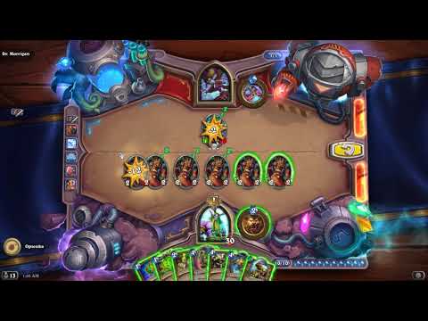 HearthStone Puzzles - Board Clear Puzzles, Dr. Morrigan walkthrough.