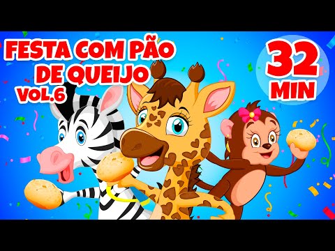 Festa com Pão de Queijo da Giramille Vol. 6 - Giramille 32 min | Desenho Animado Musical
