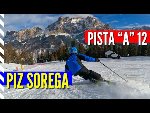 Alta Badia Sankt Kassian Hauptpiste "A" (auch bekannt als 12) · Dolomiti Superski
