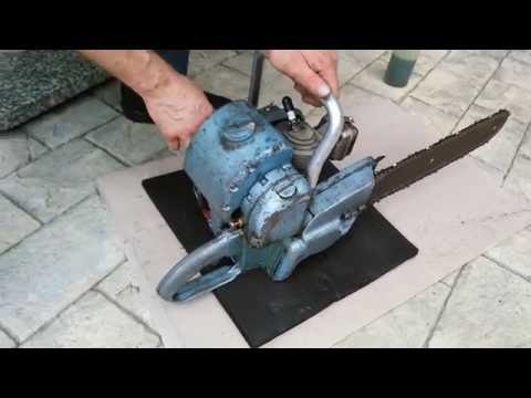 Homelite Zip Vintage Chainsaw from the 1950s.