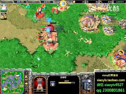 【操作大湿】魔兽争霸xiaoy解说th000 vs ZDR AM